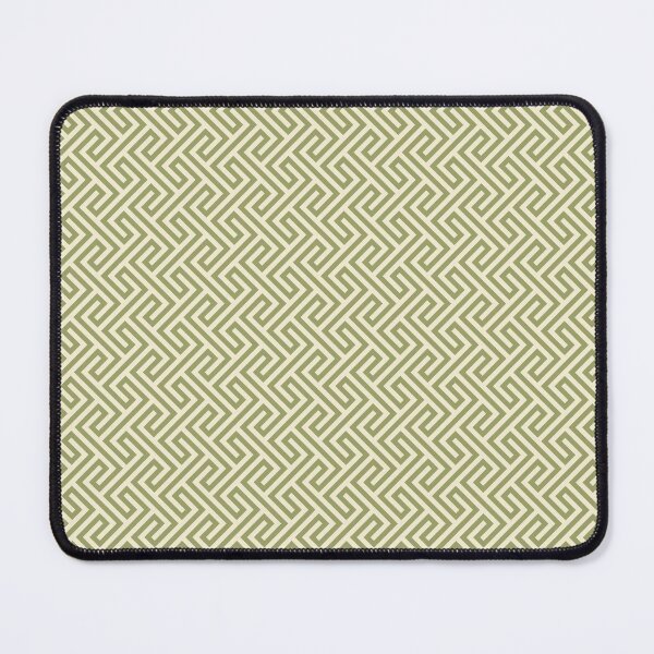Item preview, Greek Geometric Pattern in Yellow Green designed and sold by Harmonish.