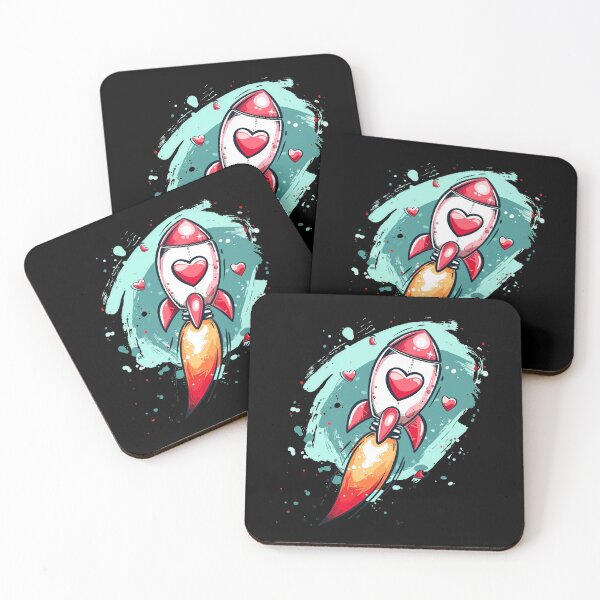 Item preview, Rocket Heart's Ascent designed and sold by MiduImages.