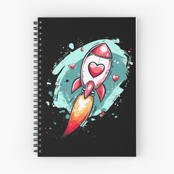 Item preview, Rocket Heart's Ascent designed and sold by MiduImages.