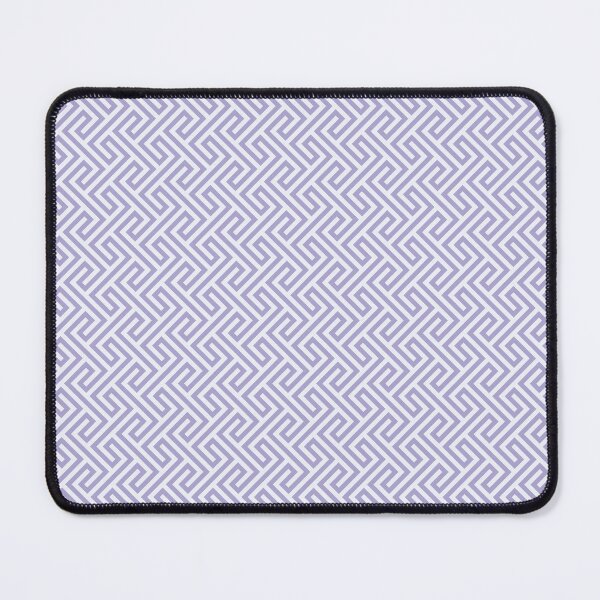 Item preview, Greek Geometric Pattern in Lavender and White designed and sold by Harmonish.