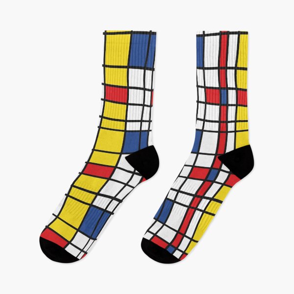 Item preview, Geometric Composition, Piet Mondrian Style, Seamless Pattern designed and sold by patternicco.