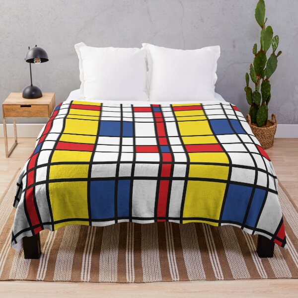 Item preview, Geometric Composition, Piet Mondrian Style, Seamless Pattern designed and sold by patternicco.