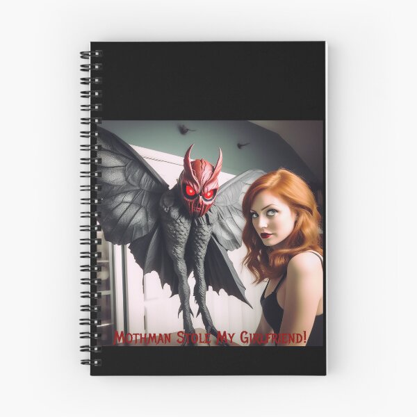 Item preview, Mothman Stole My Girlfriend! designed and sold by FatCatStudios.
