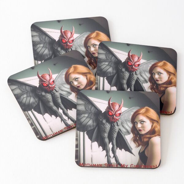 Item preview, Mothman Stole My Girlfriend! designed and sold by FatCatStudios.