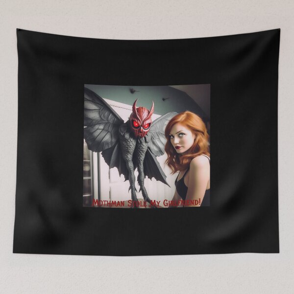 Item preview, Mothman Stole My Girlfriend! designed and sold by FatCatStudios.