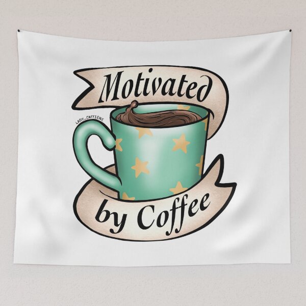 Item preview, Motivated by Coffee designed and sold by LadyCaffiene.