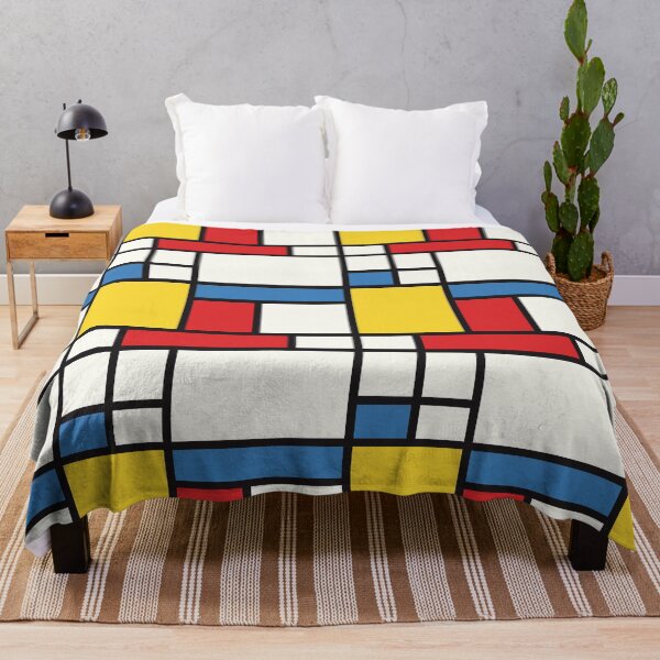 Item preview, Geometric Composition, Piet Mondrian Style, Seamless Pattern designed and sold by patternicco.