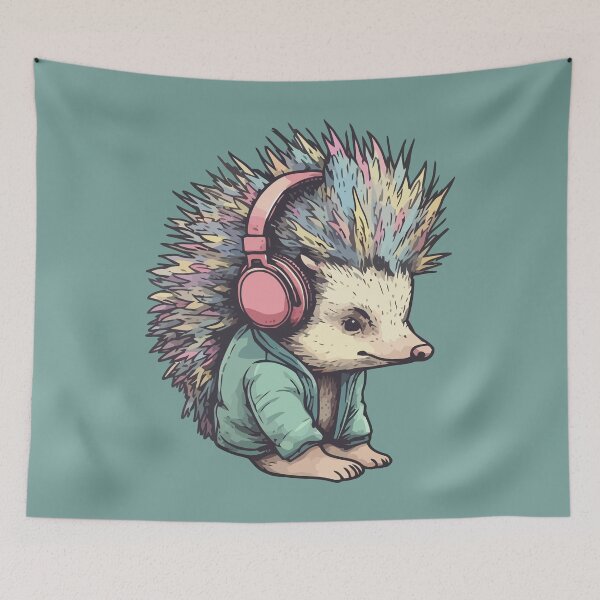 Item preview, Punk Hedgehog designed and sold by Amir Faysal.