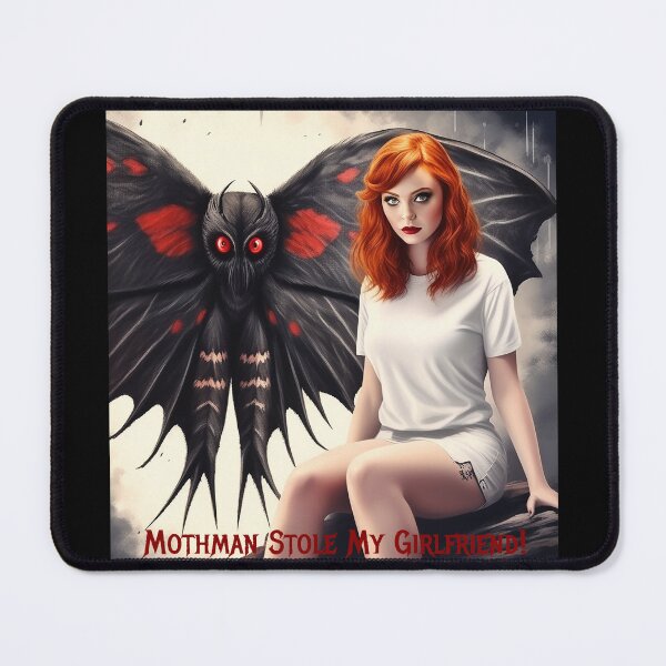 Item preview, Mothman Stole My Girlfriend! designed and sold by FatCatStudios.