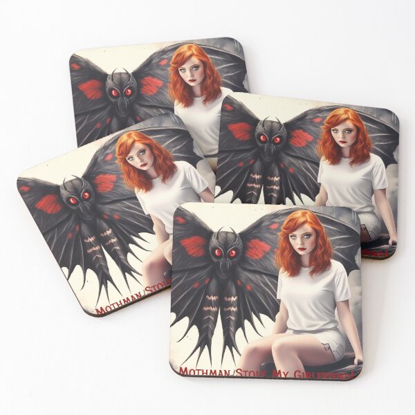 Item preview, Mothman Stole My Girlfriend! designed and sold by FatCatStudios.