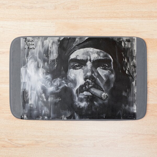 Item preview, Iconic Uprising- Monochromatic Revelry in the Revolutionary Aura of Che Guevara, A Dance with Cigar designed and sold by OlfactoART Studio.