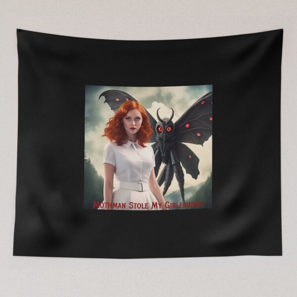 Item preview, Mothman Stole My Girlfriend! designed and sold by FatCatStudios.