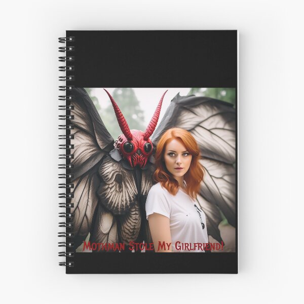 Item preview, Mothman Stole My Girlfriend! designed and sold by FatCatStudios.