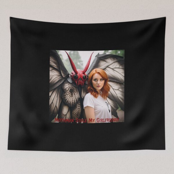 Item preview, Mothman Stole My Girlfriend! designed and sold by FatCatStudios.