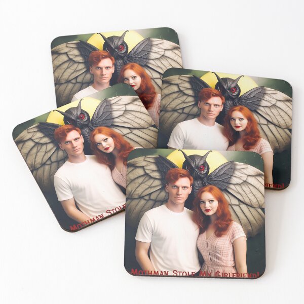 Item preview, Mothman Stole My Girlfriend! designed and sold by FatCatStudios.