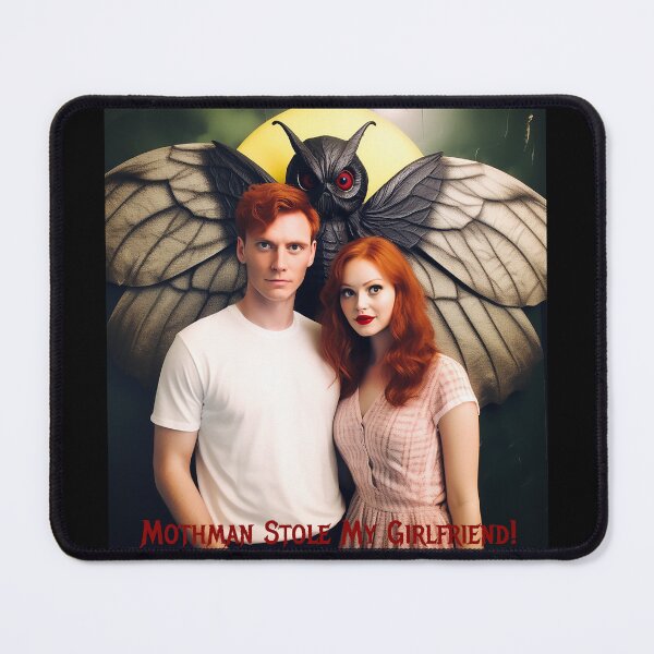 Item preview, Mothman Stole My Girlfriend! designed and sold by FatCatStudios.