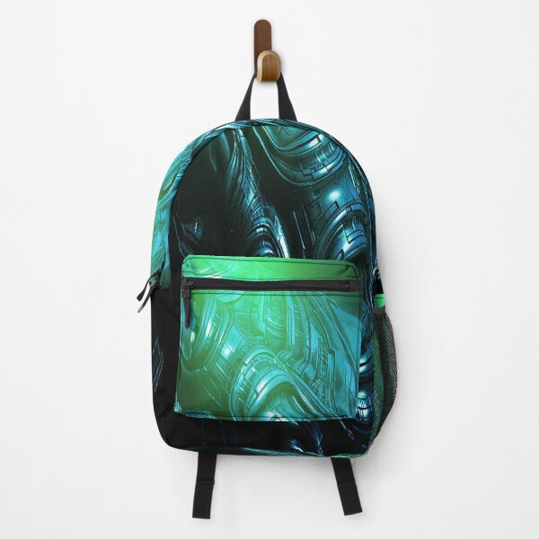 Item preview, Metal Heart - Biomechanic Fantasy 3D Illustration - turquoise version designed and sold by KairoDesign.