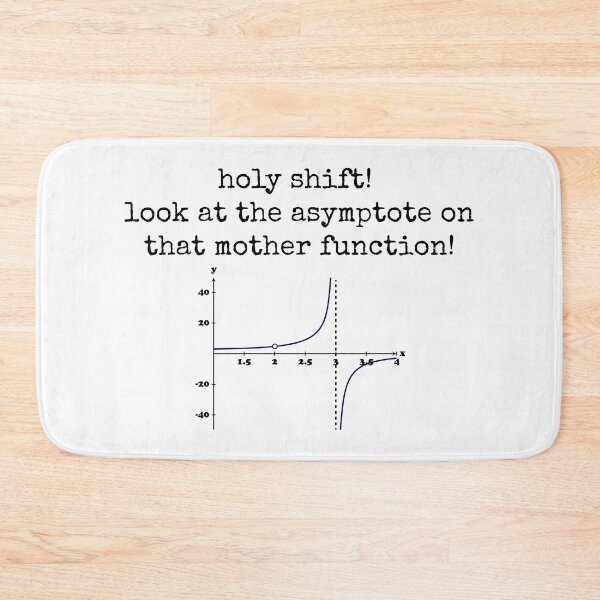 Item preview, Holy Shift! Look At The Asymptote On That Mother Function! designed and sold by ScienceCorner.