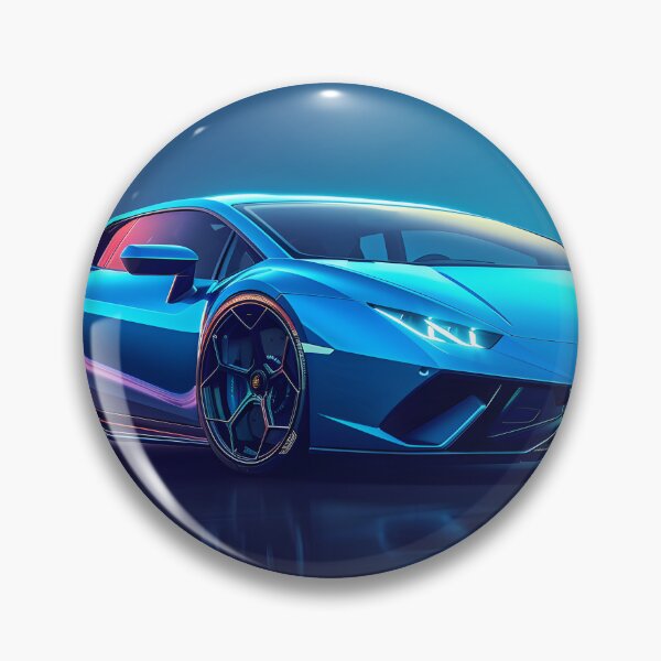 Item preview, A symphony in blue: Realistic Lamborghini elegance revealed designed and sold by Cr-AI-tive.