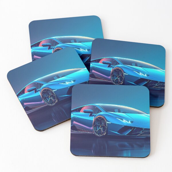 Item preview, A symphony in blue: Realistic Lamborghini elegance revealed designed and sold by Cr-AI-tive.