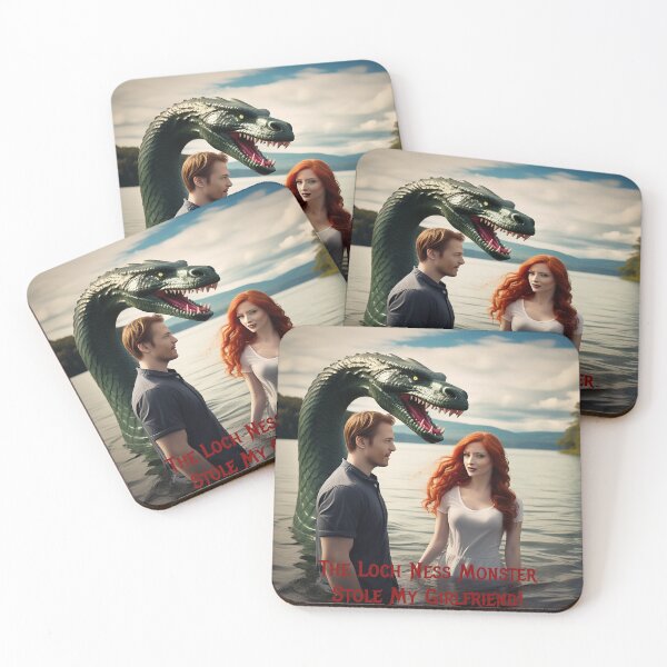 Item preview, Loch Ness Monster Stole My Girlfriend! designed and sold by FatCatStudios.