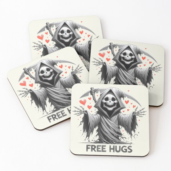 Item preview, Gothic Love Reaper Free Hugs | Trendy Dark Humor  designed and sold by RuyaFab.