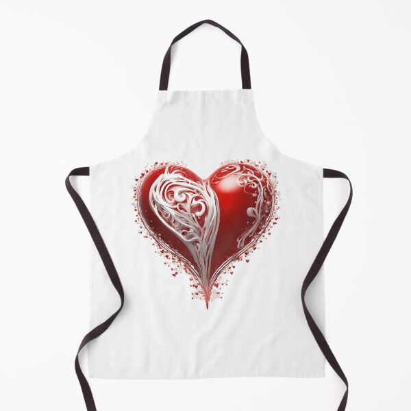 Item preview, Red decorated heart designed and sold by MyCraftForYOU.