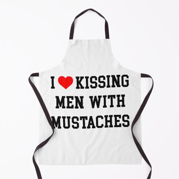 Item preview, I Heart Kissing Men With Mustaches designed and sold by Olivia Albright.