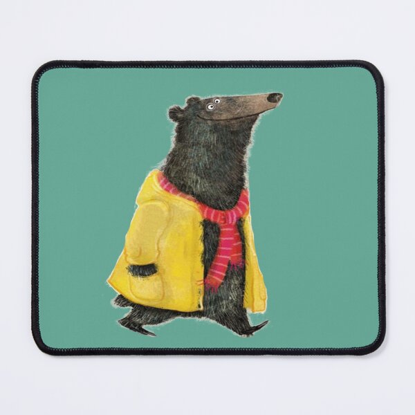 Item preview, teddy bear in a yellow raincoat designed and sold by MuciMuki.