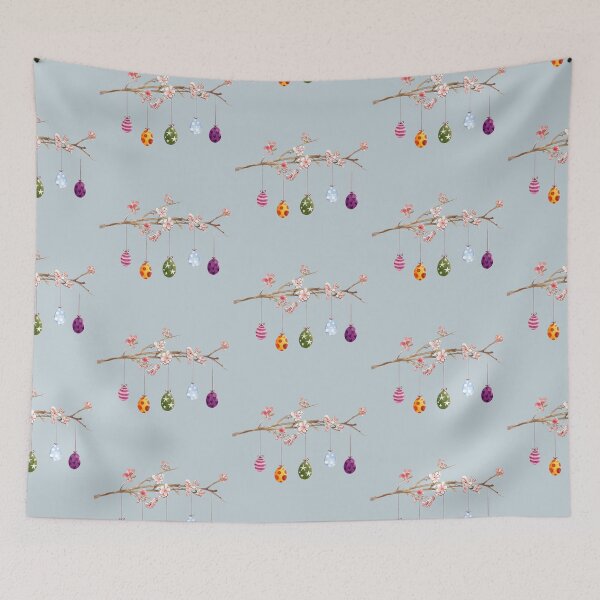 Item preview, Colorful Easter eggs on a branch designed and sold by BestFashion4u.