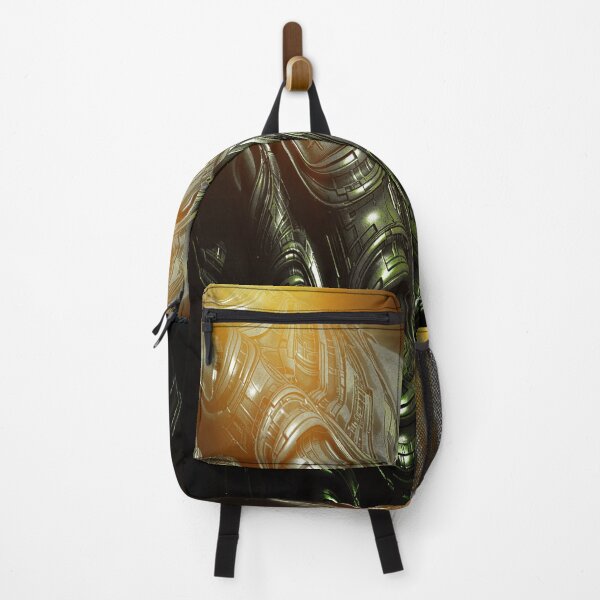Item preview, Metal Heart - Biomechanic Fantasy 3D Illustration - olive/yellow version designed and sold by KairoDesign.