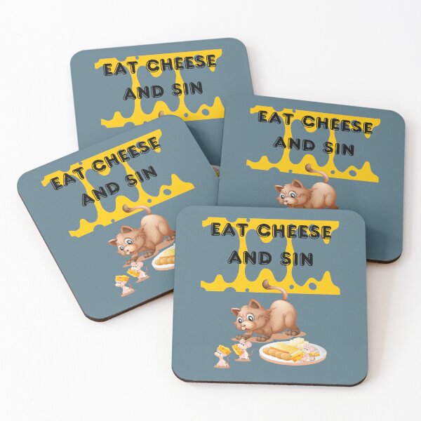Item preview, Eat Cheese And Sin designed and sold by Mateusz Bachanek.