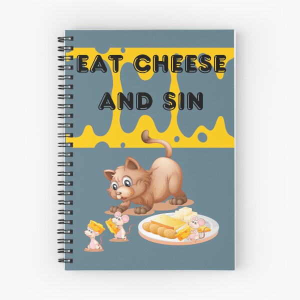 Item preview, Eat Cheese And Sin designed and sold by Mateusz Bachanek.