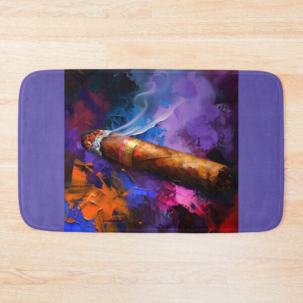Item preview, Expressive Chromatics- Watercolor Poetry in Cigar's Vivid Dance AI Generated designed and sold by OlfactoART Studio.
