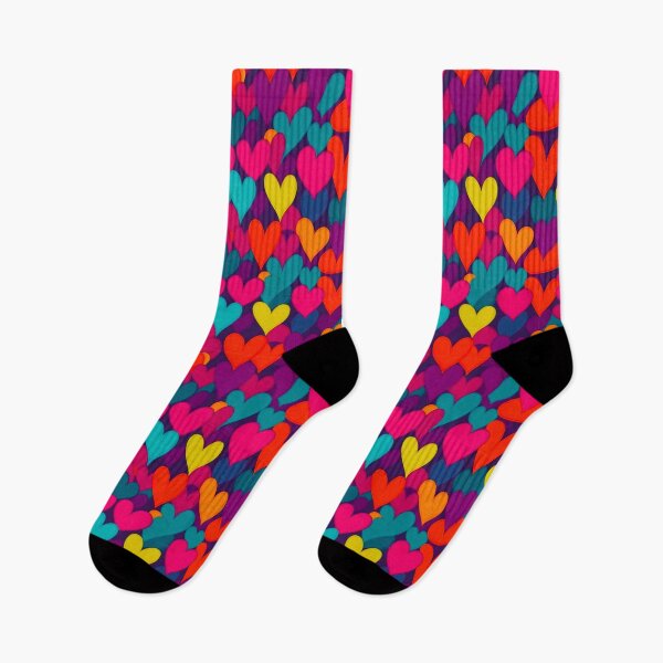 Item preview, Rainbow hearts designed and sold by PrettyPatternss.