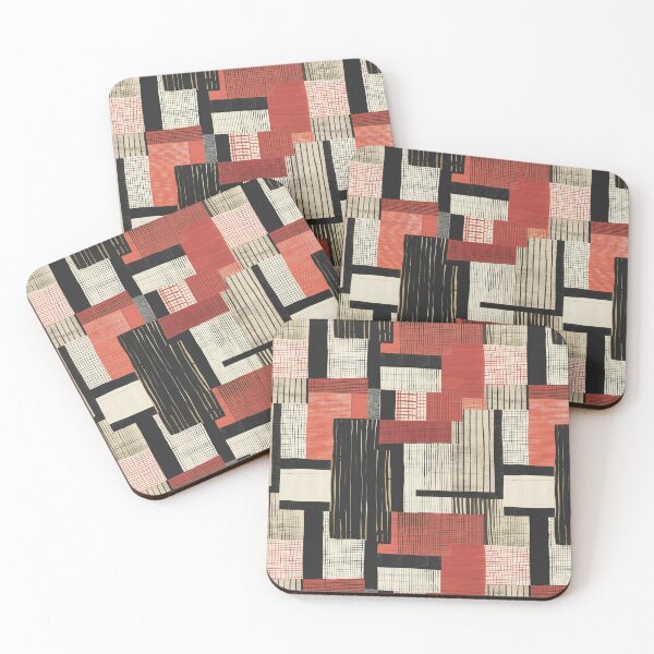 Item preview, Geometric Textile Composition, Anni Albers Style, Seamless Pattern designed and sold by patternicco.