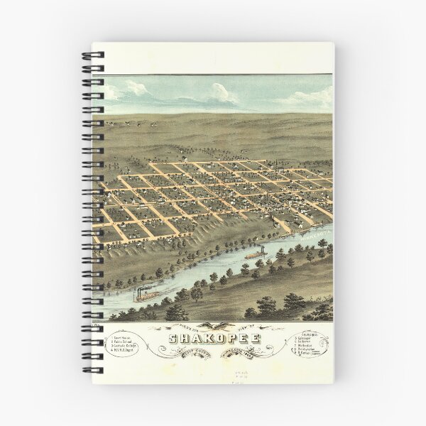 Item preview, Shakopee, Minnesota (1869) designed and sold by allhistory.