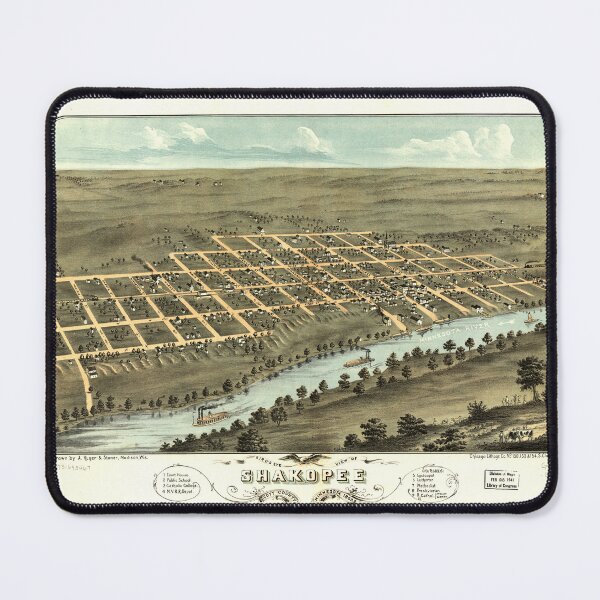 Item preview, Shakopee, Minnesota (1869) designed and sold by allhistory.