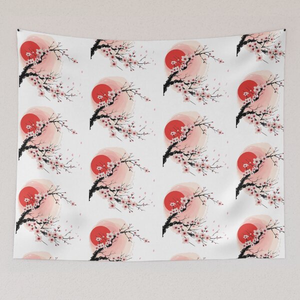 Item preview, Japanese Sakura Graphic Vintage Cherry Blossom Sakura Tree, Sakura Flowers, Sakura Art, Sakura Petals designed and sold by enjoytheshirt.