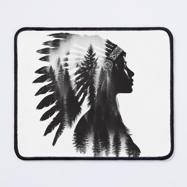 Item preview, Native american woman designed and sold by AxelBrook.