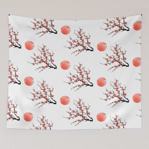 Item preview, Japanese Sakura Graphic Vintage Cherry Blossom Sakura Tree, Sakura Flowers, Sakura Art, Sakura Petals designed and sold by enjoytheshirt.