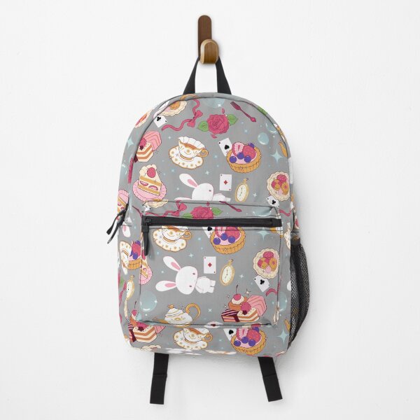 Item preview, Pink and Gray Anime Tea Party Pattern designed and sold by BeeBoldArt.