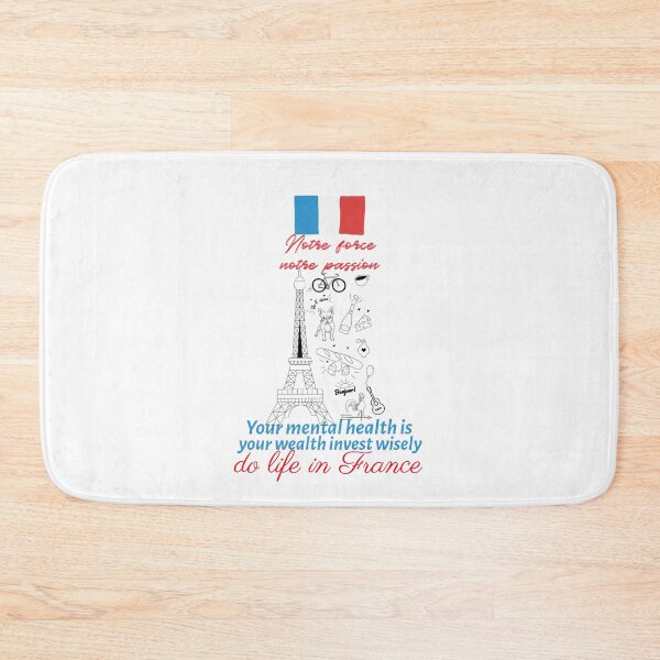 Item preview, Mental Health and Self Care in France designed and sold by TrilbyTeeShop.