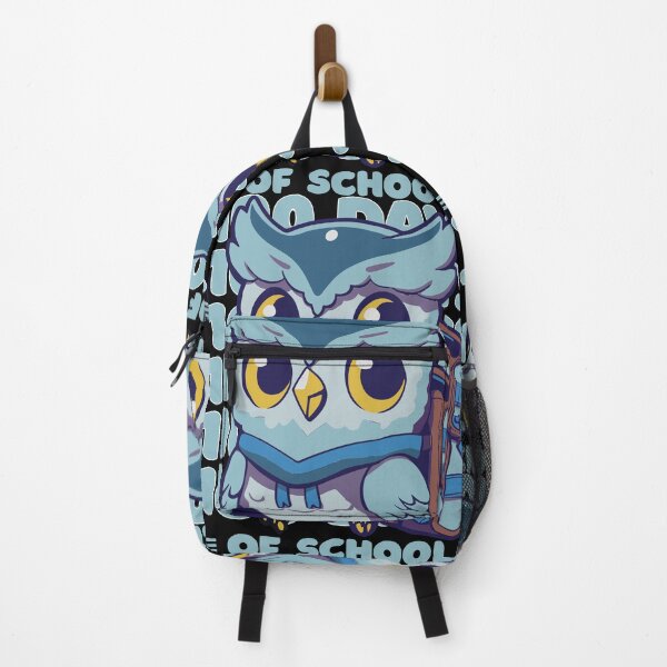 Item preview, 100 days of school typography featuring a Cute owl with a bagpack #3 designed and sold by XYDstore.