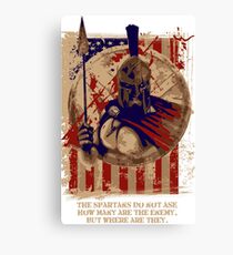 Spartan Warrior knight Canvas Print