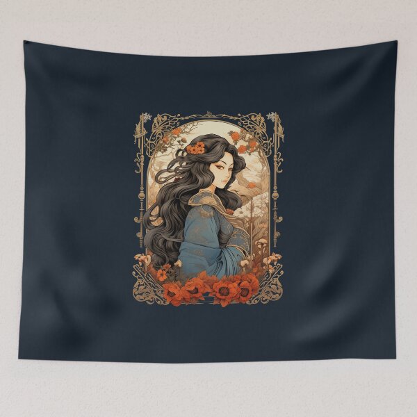 Item preview, Traditional Japanese Ukiyo-e Geisha designed and sold by ArtstyleAlchemy.