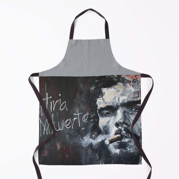 Item preview, Revolutionary Rhapsody- Che Guevara's Essence Unleashed through Monochromatic Vigor and Cigar Symphony designed and sold by OlfactoART Studio.