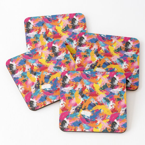 Item preview, Abstract Composition, Vibrant Brush, Seamless Pattern designed and sold by patternicco.
