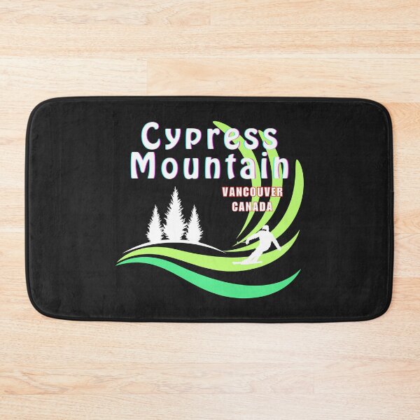 Item preview,  Cypress Mountain, Vancouver Canada. White text. Gift Ideas For The Ski Enthusiast. designed and sold by LindaLG.