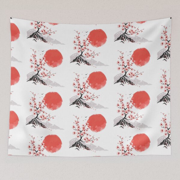 Item preview, Japanese Sakura Graphic Vintage Cherry Blossom Sakura Tree, Sakura Flowers, Sakura Art, Sakura Petals designed and sold by enjoytheshirt.